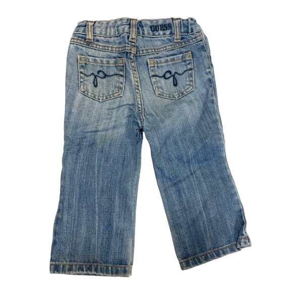 Guess Boys Infant Baby 18 Months Adjustable Waist Jeans Light Wash - Picture 1 of 3